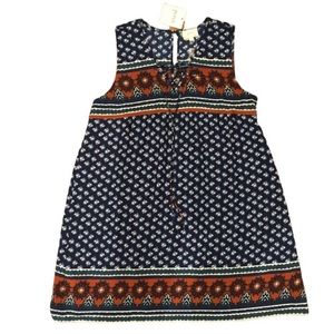 Perch 3x Navy Print Sleeveless Dress